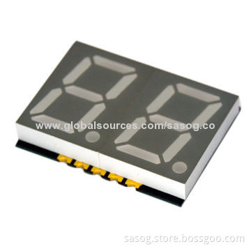 0.56-inch Dual SMD LED Digit Display, Red, 640nm, Common CathodeNew